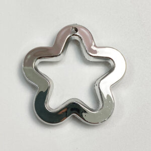 11# hollow five-pointed star Silver