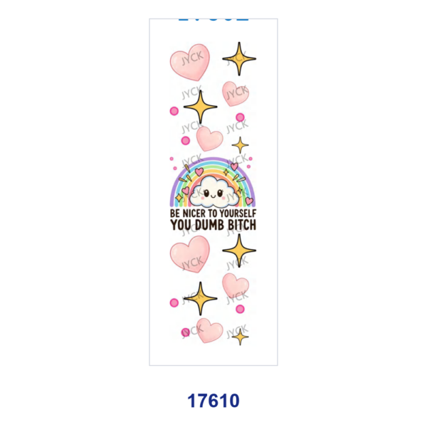 oly-cf8016217f208aeefc51a7c3a628d1a8 Wholesale 2/8/16pcs Pastel Kawaii Inspirational Cartoon Style Pen and Bookmark Stickers UV DTF Wraps