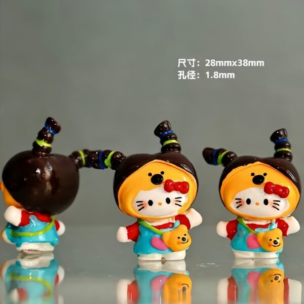 Wholesale Cute Painted Resin Loose Beads for DIY Phone Strap and Bag Charm Accessory