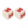 Wholesale Chic Acrylic Loose Beads Cartoon Printed Square Beads for DIY Bracelet Necklace Phone Strap Craft Supply
