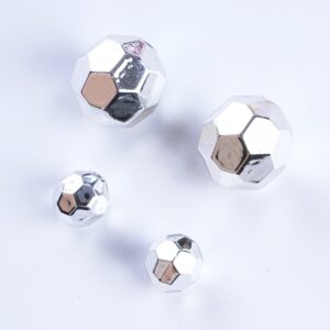 08-angle beads silver / 10mm (sold by unit)