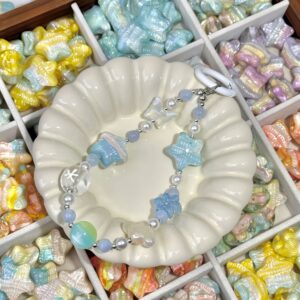 oly-d102328c600217ed98fef568ade6617a Wholesale Macaron Oil Painting Star Acrylic Beads DIY Craft Supply Fashion Accessory Gift for Jewelry Making