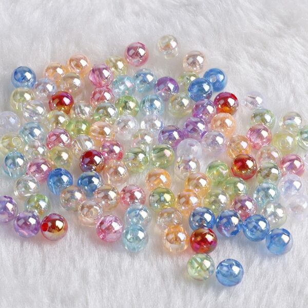oly-d1227c0379a28d3508dbd74567efbf3a Wholesale Acrylic Colorful Transparent AB Coated Round Beads for DIY Jewelry Making, Jewelry Accessory Gift