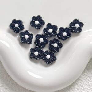 05-black / Size is about 12mm, hole diameter is about 2.5mm