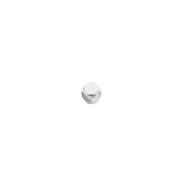 oly-d15eba6fc6e9cb9f6a8fa9e7ab601fb3 Wholesale Chic Silver Tone Square Loose Beads Alloy Spacer Beads for DIY Jewelry Making Bracelet Necklace Gift Supply