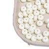 oly-d2170c98f844446e28ba27a73a67b04a Wholesale 8mm Acrylic Abacus Beads Beige Loose Spacer Beads for DIY Jewelry Making Necklace Bracelet Crafting 100 Pcs
