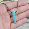 oly-d2cf00e48eeac4b0d36b18b0be793671 Wholesale Vintage Style Turquoise Pendant Necklace Zinc Alloy Adjustable Chain Jewelry Accessory For Boutique Resale