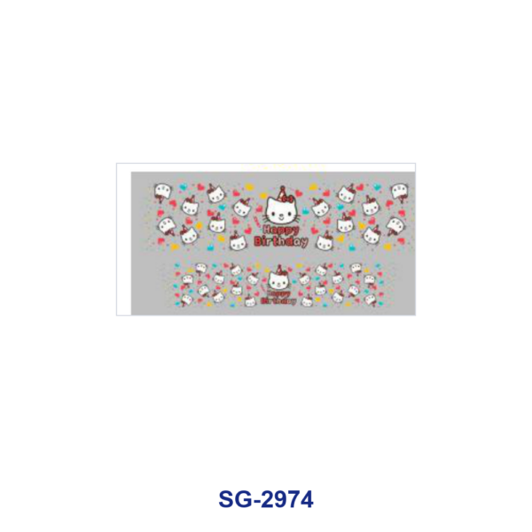 Wholesale 8pcs Floral Lady Portrait Cute Cartoon Print 3oz Cup Stickers Wrap OLY Exclusive