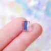 Wholesale Acrylic Square Beads Lake Blue 8mm 30 Pack DIY Jewelry Making for Bracelet Necklace Earrings Hair Accessories Boutique Resale