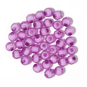 09-Light Purple / Diameter 8mm, aperture about 2.2mm