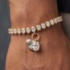 oly-d31f95331963231b6c36d1764243ff8c Wholesale Trendy Geometric Zircon Animal Bracelet Stainless Steel Electroplated Women S Fashion Jewelry Accessory Gift For Boutique Resale