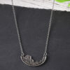 oly-d37ad85120dd1bd57bfceb193dbb6f09 Wholesale Vintage Irregular Oval Pendant Necklace Antique Silver Mountain Design Zinc Alloy Fashion Jewelry Accessory
