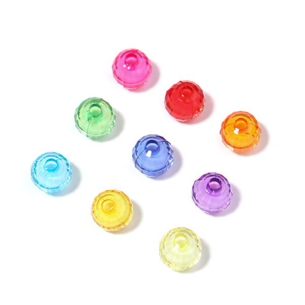 oly-d3c3b69e9debc8b6cfc62ca61ca3ea94 Wholesale Faceted Acrylic Bead Mix - Colorful Transparent Round Loose Beads for DIY Bracelet and Necklace Jewelry Making Craft Supply