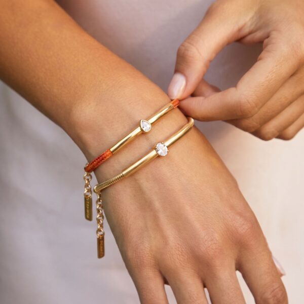 oly-d3c5e781dcd7b638b7e995f3cc84d392 Wholesale Women S Snake Bone Chain Bracelet Geometric Zircon With Colorful Braided Rope Fashion Jewelry Accessory Gift