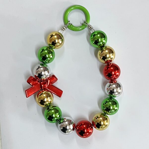 oly-d3e169b5444aab617130f28e19a45986 Wholesale Electroplated Gold Acrylic Round Beads 14mm Loose Beads for DIY Jewelry Keychain, Gift Decorative Accessory