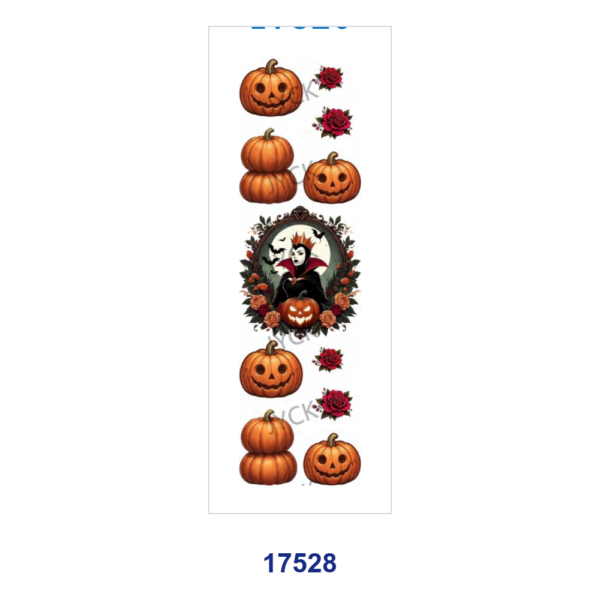 oly-d419d8c447f1d4ffca2b212f74dc03fb Wholesale 2/8/16pcs Vintage Halloween Pumpkin Witch Character Pen and Bookmark Stickers UV DTF Wraps OLY Exclusive