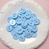 oly-d41dc9817f4290c877cb0ad7b8e2c0dc Wholesale Acrylic Baking Paint Button Beads Light Blue Loose Beads for DIY Jewelry Making Bracelet Necklace Craft Supply