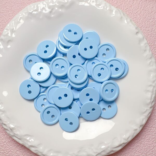 oly-d41dc9817f4290c877cb0ad7b8e2c0dc Wholesale Acrylic Baking Paint Button Beads Light Blue Loose Beads for DIY Jewelry Making Bracelet Necklace Craft Supply