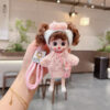 oly-d44760c7ae131c4a29cb8fe08301190f Wholesale Trendy Pink Vinyl Lolita Doll Keychain Cute Sweater Headband Pendant For Bag Car Key Accessory Birthday Gift