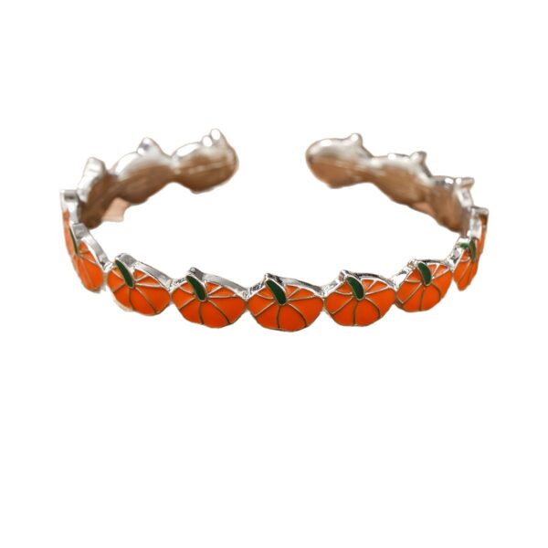 oly-d44c7ac5968920899da8d557072ca310 Wholesale Halloween Pumpkin Vintage Metal Bracelet Jewelry Accessory For Women Party Gift