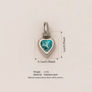 December love pendant (steel color)