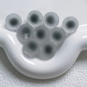 10-black / Size is about 16mm, hole diameter is about 3.3mm (sold by the piece)
