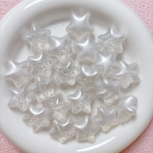 03-white / Size is about 23mm, hole diameter is about 3.3mm