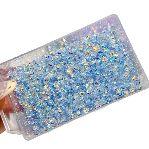 oly-d519e30a2790e80667626f39bd74e251 Wholesale Artificial Crystal Star Loose Beads 4mm White 100 Pieces DIY Jewelry Making Craft Supply for Bracelet Necklace Making