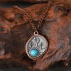 oly-d54d95a452810205f557420ce3c44f7f Wholesale Chic Bohemian Cactus Turquoise Necklace And Earrings Set Electroplated Zinc Alloy Boutique Resale Fashion Accessory