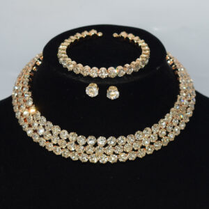 XL-2161-3 Collar 1 Row Bracelet Gold