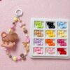 Wholesale Painted Bow Acrylic Beads Trendy DIY Jewelry Making Kit for Bracelet Necklace Accessories