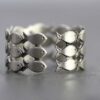 Wholesale Fish Design Open Ring Adjustable Two Tone Animal Jewelry Accessory For Women Gift Boutique Resale