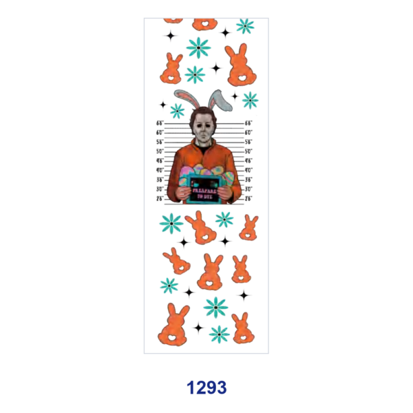 oly-d69078d05838e10acd3e5e9b044d7792 Wholesale 2/8/16pcs Spooky Movie Character Easter Bunny Floral Festive Quote Art Print Pen and Bookmark Stickers UV DTF Wraps OLY Exclusive