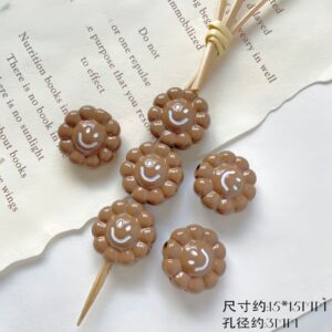 14-coffee color / See pictures for size (sold by the piece)