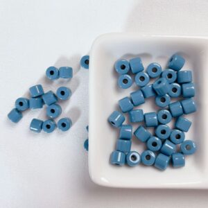 08-dark gray blue / Size of about 5*6mm, aperture of about 2.2mm(50/package)