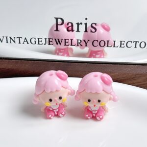 06-pink / Size is about 26*27mm (sold by the piece)