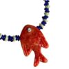 Wholesale Summer Ocean Glass Fish Pendant Necklace Fashion Jewelry For Women Gift