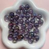 Wholesale Clear Acrylic Round Beads UV Coated for DIY Phone Chain Keychain Making, Fashion Jewelry Accessory, Gift & Boutique Resale