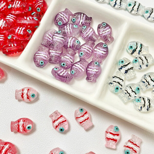 oly-d73d78b69824a12a1b4a661954ce18e9 Wholesale Cute Black and White Hand-Painted Loose Glass Beads for DIY Jewelry Making Bracelet Necklace Craft Supply Gift