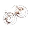 oly-d79aab1a801f1cad9c04592e880019db Wholesale Vintage Hammered Multi Layer Pendant Earrings Bohemian Minimalist Fashion Jewelry Accessory For Women Everyday Casual Gift