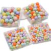 oly-d7ad64f936b03d302822fd6923d0dcc7 Wholesale Colorful Cream Candy Macaron Acrylic Round Beads DIY Bracelet Making Jewelry Accessory Stylish Loose Beads for Boutique Resale