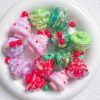 oly-d80c2f38666547dd5f0958cddc779a27 Wholesale Stylish Acrylic Christmas Tree Beads, UV Plated Green, DIY Accessory for Phone Charm and Bag Decoration