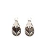 oly-d814b769b50828520d838516113540cf Wholesale Retro Vintage Earrings For Women Silver Alloy Pearl Leaf Design Jewelry Accessory