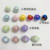 Wholesale UV Plated Acrylic Loose Beads Fig Meteorite Irregular Diamond Shape for DIY Phone Charm Car Hanging Craft