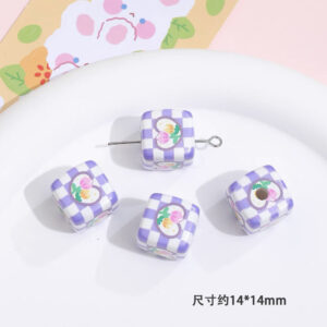 11-Zigue Heart Flower / 14mm (sold per unit)