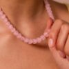 oly-d860d96dd9a82845c575dd15773d4924 Wholesale Summer Heart Candy Necklace With Pearl Fish Charm Colorful Design Gilt Copper Trendy Vacation Jewelry Accessory For Resale