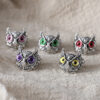 oly-d87e38120ef7f4d715288c0fd3ddf4e5 Wholesale Vintage Owl Alloy Open Ring Trendy Chic Jewelry Accessory Gift For Everyday Wear Boutique Resale