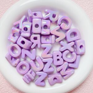 05-light purple / Randomly mixed letters (aperture about 5mm)