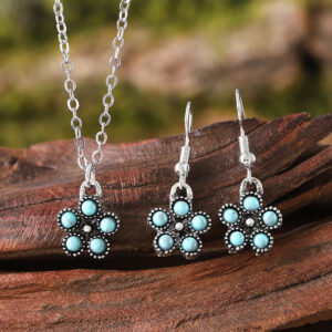 Round turquoise set