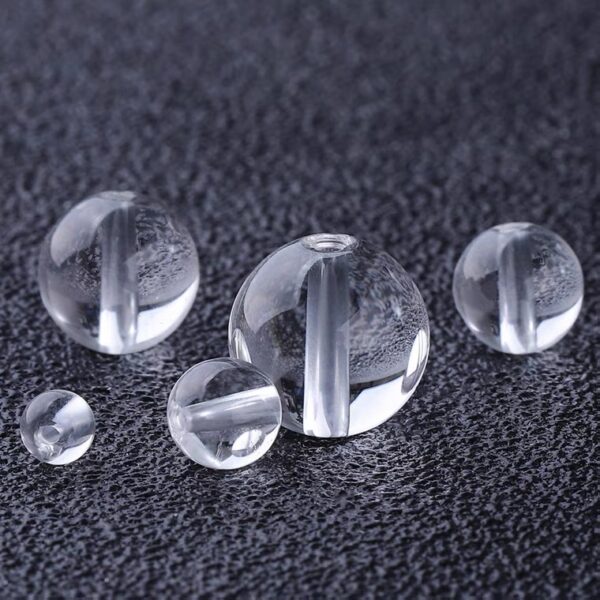 oly-d930e8b7d0b5591793cd7b7bb51a5c10 Wholesale Acrylic Transparent Round Loose Beads 6mm DIY Jewelry Supply for Bracelet Necklace Bag Charm Phone Accessory